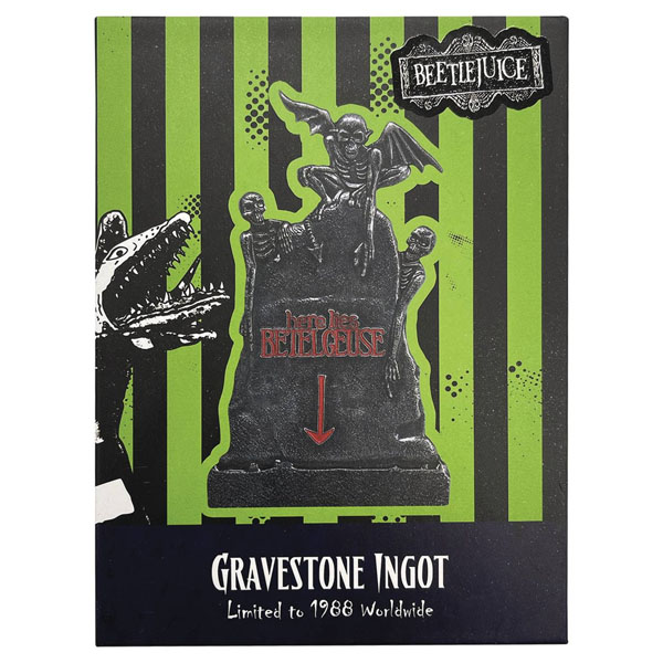 Fanattik Beetlejuice Limited Edition Gravestone Ingot